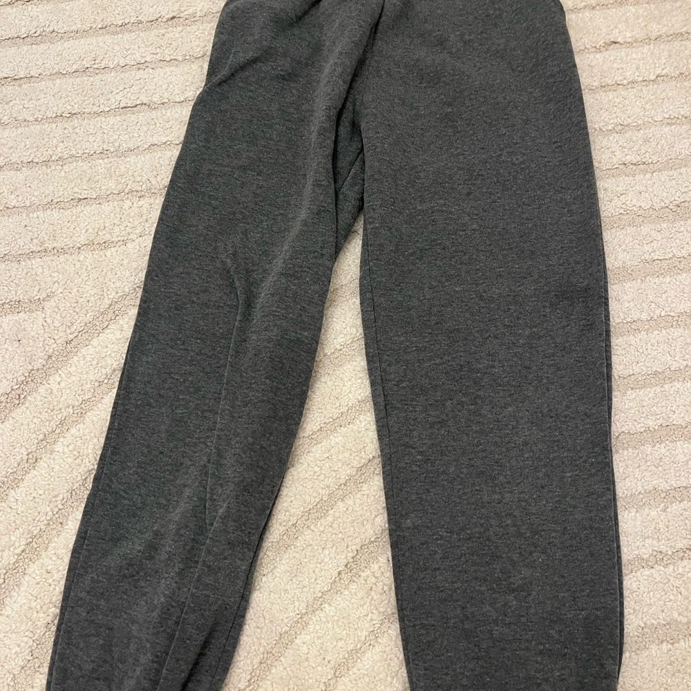 Brandy Melville Gray Sweatpants Tapered Elastic Cuffs
